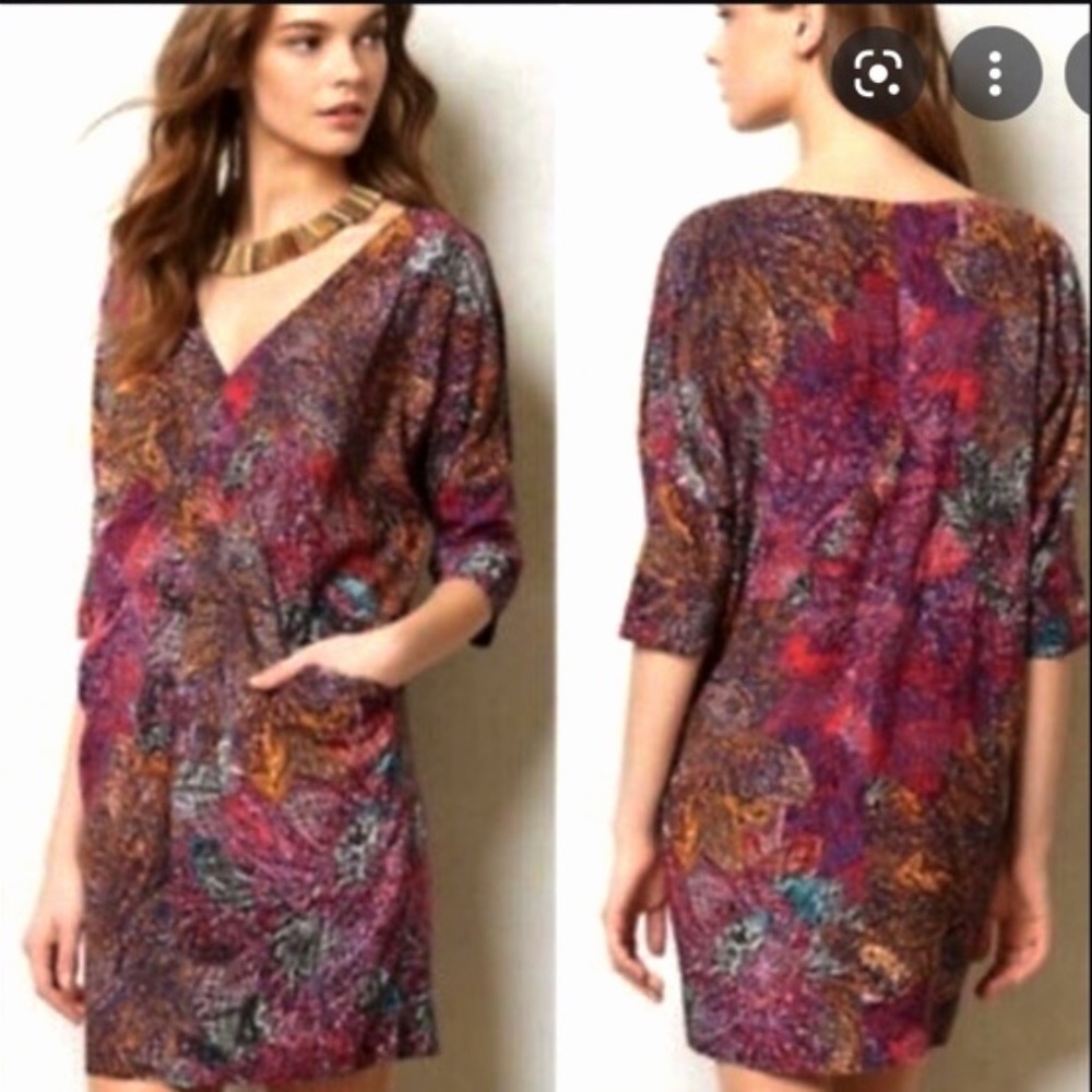 Anthropologie- Edme Esyllte Dress Medium